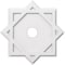 Ekena Millwork Axel Architectural Grade PVC Contemporary Ceiling Medallion, 20"OD x 3"ID x 11"C x 1"P CMP20AL-03000 - alternate 1